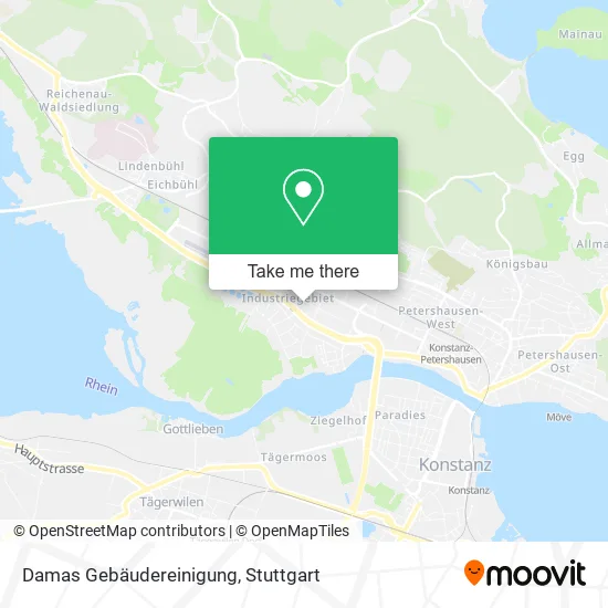 Карта Damas Gebäudereinigung