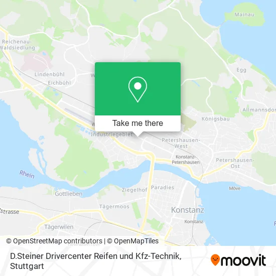 Карта D.Steiner Drivercenter Reifen und Kfz-Technik