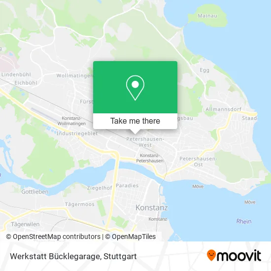 Карта Werkstatt Bücklegarage