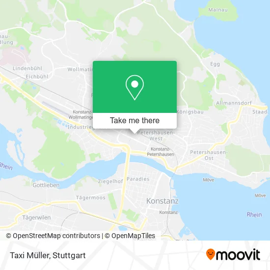 Карта Taxi Müller