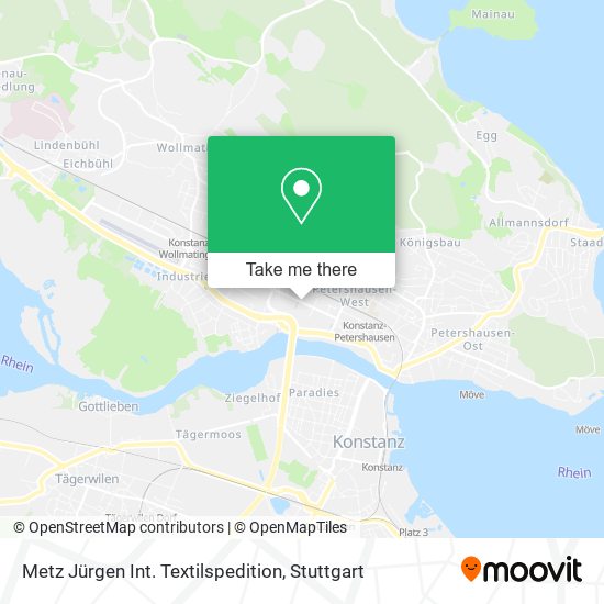 Карта Metz Jürgen Int. Textilspedition