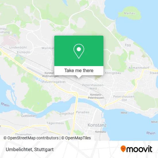 Карта Umbelichtet
