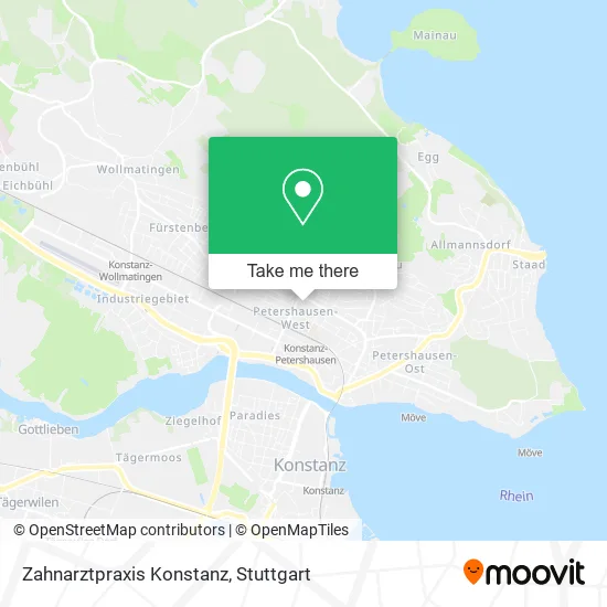 Карта Zahnarztpraxis Konstanz