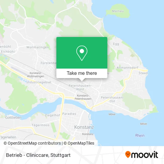 Карта Betrieb - Cliniccare