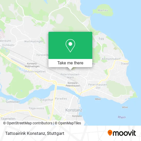 Карта Tattoairink Konstanz