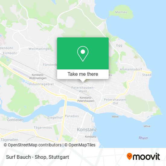 Surf Bauch - Shop map