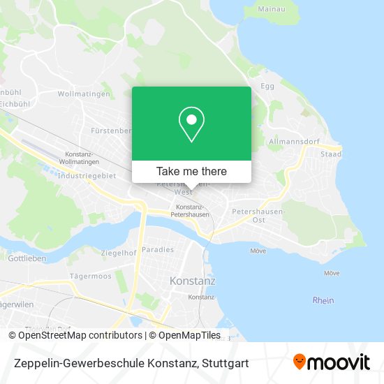 Карта Zeppelin-Gewerbeschule Konstanz