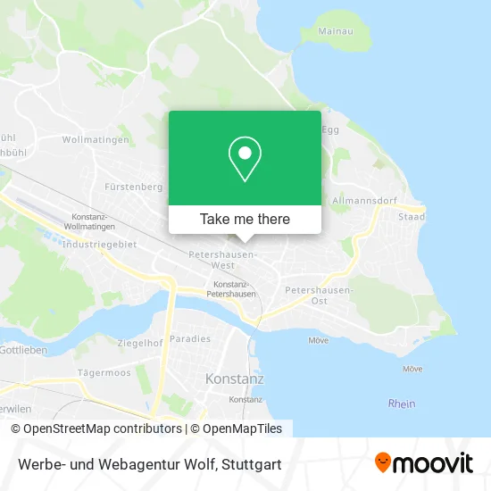 Карта Werbe- und Webagentur Wolf