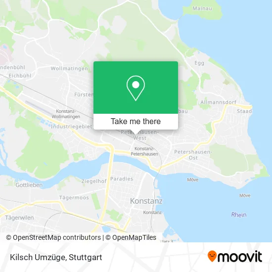 Карта Kilsch Umzüge