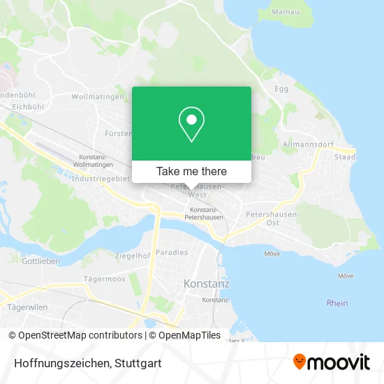 Карта Hoffnungszeichen