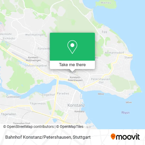 Карта Bahnhof Konstanz/Petershausen