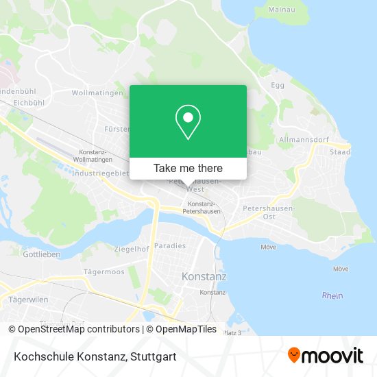Карта Kochschule Konstanz