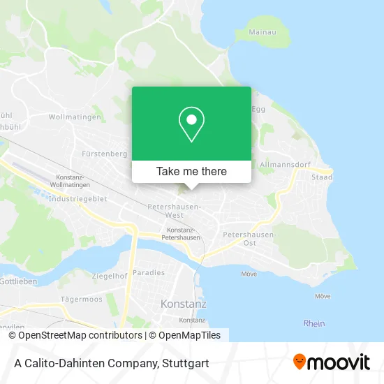 Карта A Calito-Dahinten Company