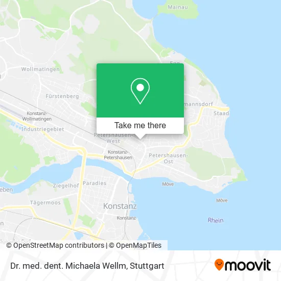 Карта Dr. med. dent. Michaela Wellm