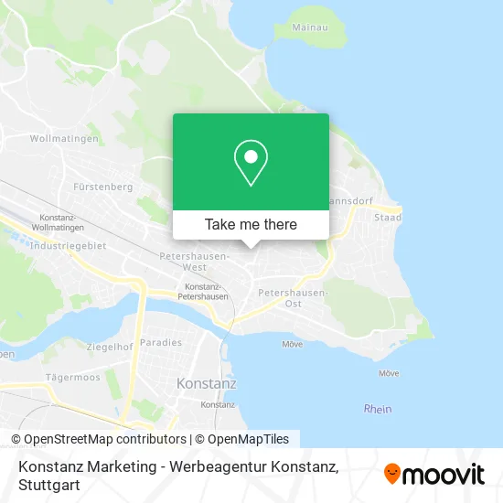 Карта Konstanz Marketing - Werbeagentur Konstanz