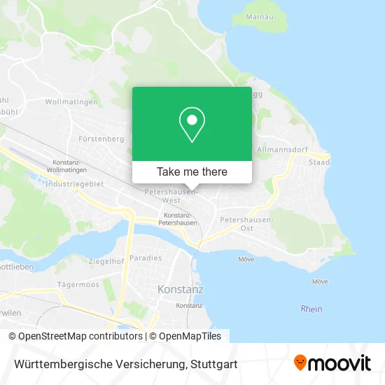Карта Württembergische Versicherung