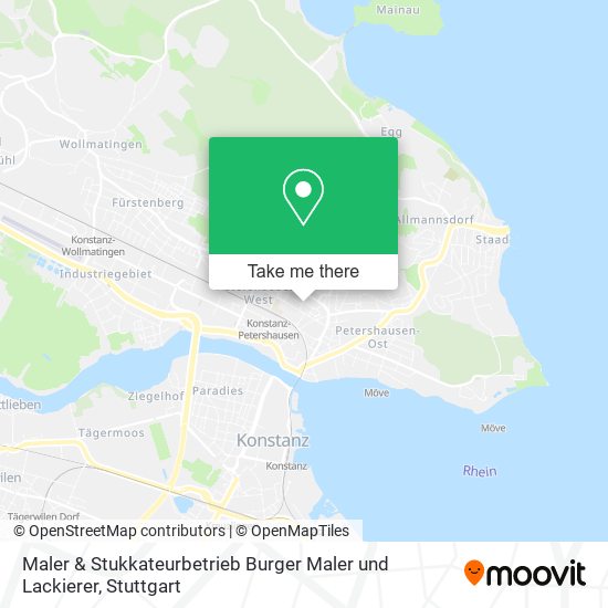 Maler & Stukkateurbetrieb Burger Maler und Lackierer map