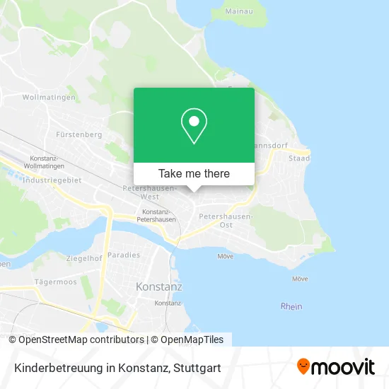 Карта Kinderbetreuung in Konstanz