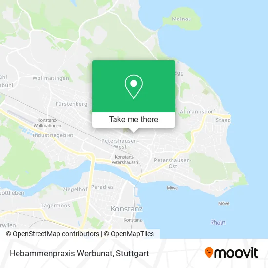 Карта Hebammenpraxis Werbunat