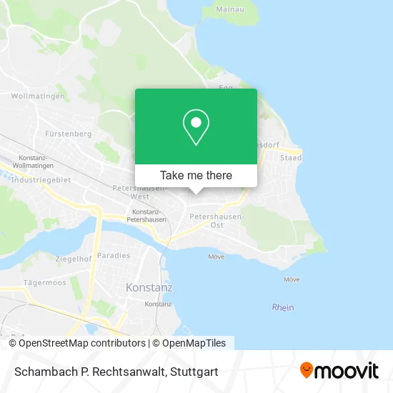 Карта Schambach P. Rechtsanwalt