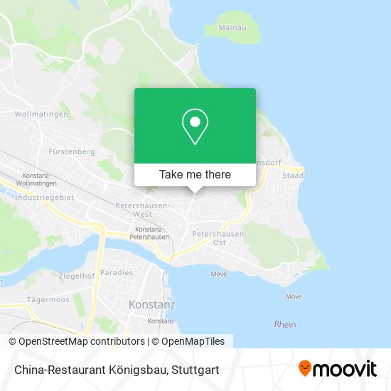 China-Restaurant Königsbau map