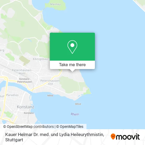 Карта Kauer Helmar Dr. med. und Lydia Heileurythmistin