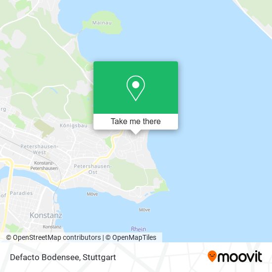 Карта Defacto Bodensee