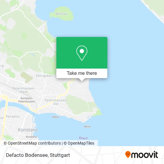 Карта Defacto Bodensee