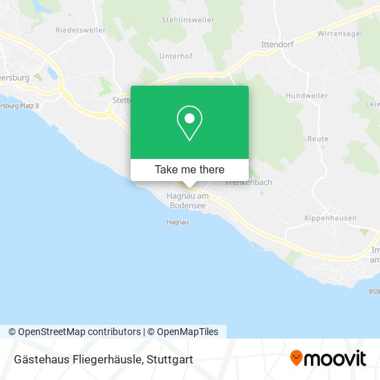 Gästehaus Fliegerhäusle map