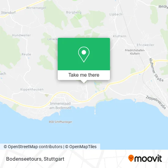 Карта Bodenseetours