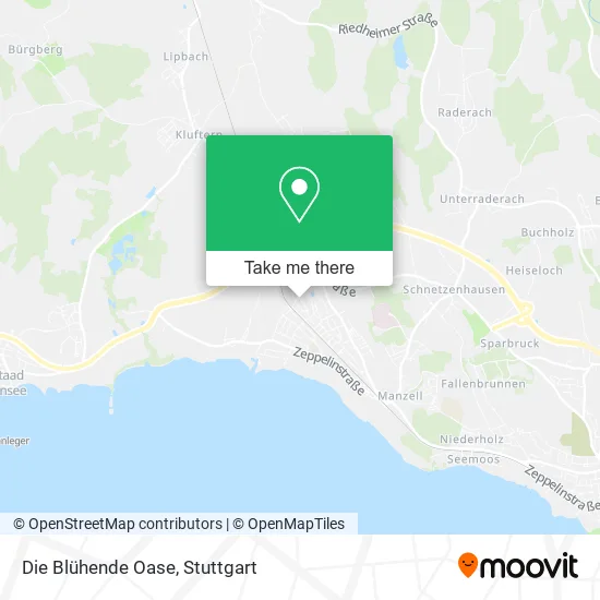 Карта Die Blühende Oase