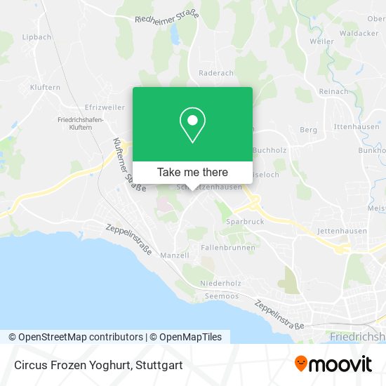 Circus Frozen Yoghurt map