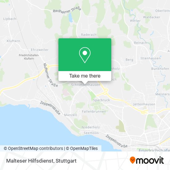 Malteser Hilfsdienst map