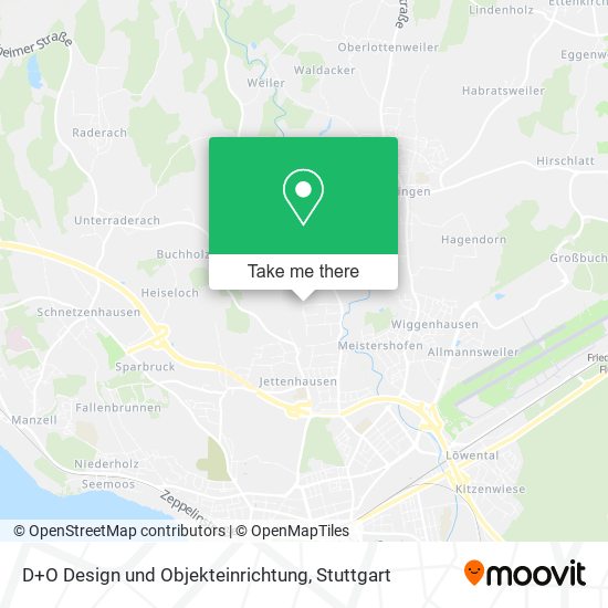 D+O Design und Objekteinrichtung map