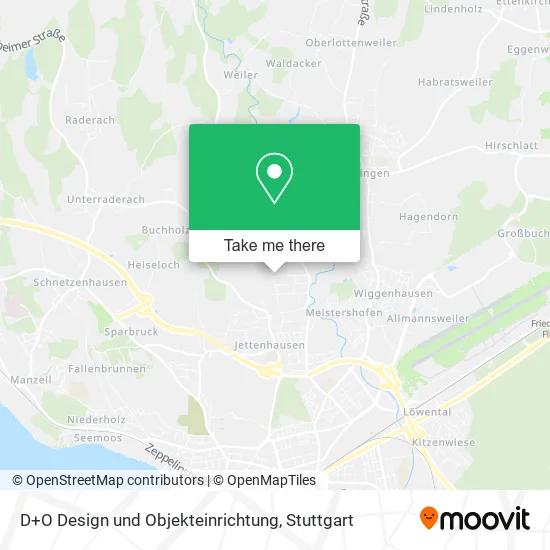Карта D+O Design und Objekteinrichtung