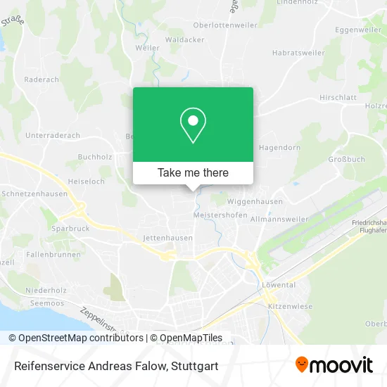 Reifenservice Andreas Falow map