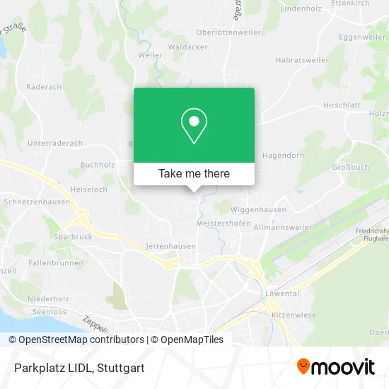 Карта Parkplatz LIDL