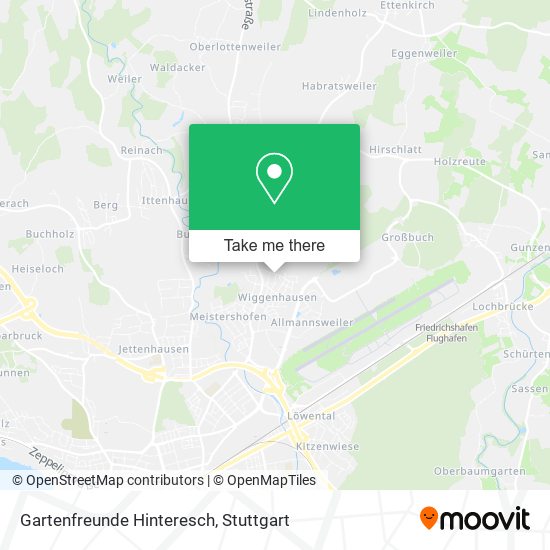 Gartenfreunde Hinteresch map