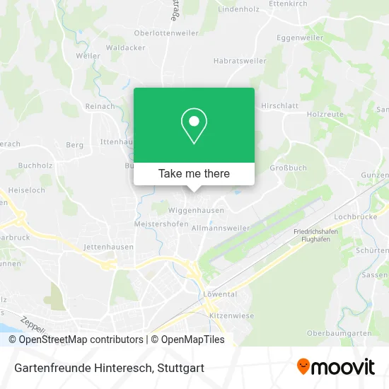 Gartenfreunde Hinteresch map
