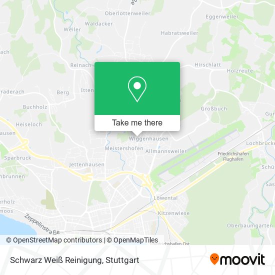 Schwarz Weiß Reinigung map