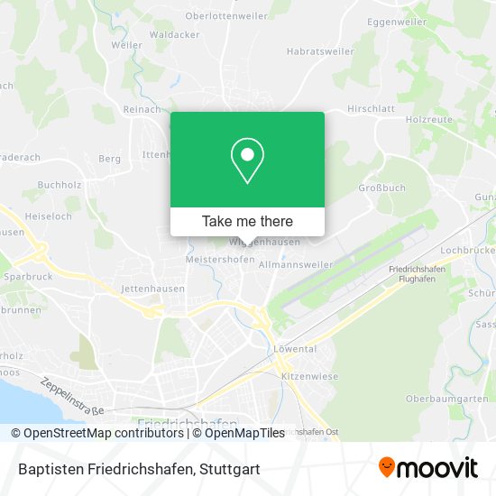 Baptisten Friedrichshafen map