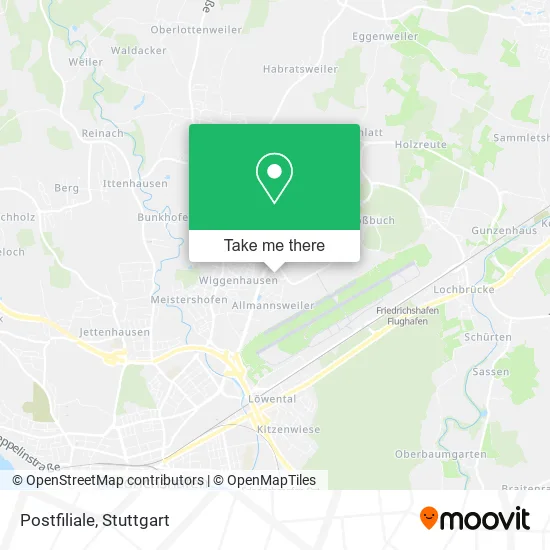 Карта Postfiliale