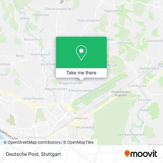 Карта Deutsche Post