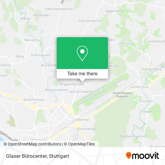 Glaser Bürocenter map