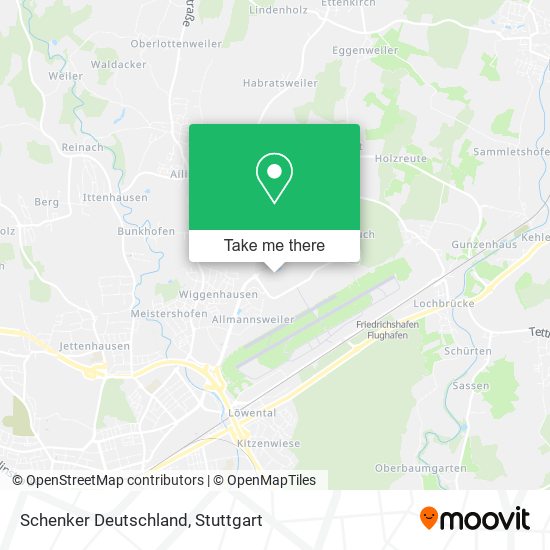 Schenker Deutschland map