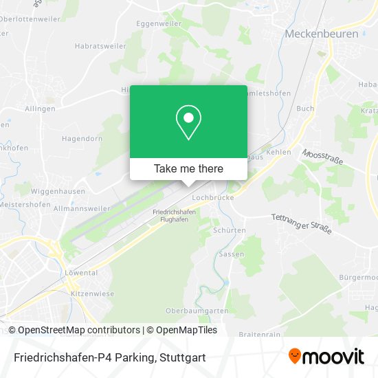 Friedrichshafen-P4 Parking map