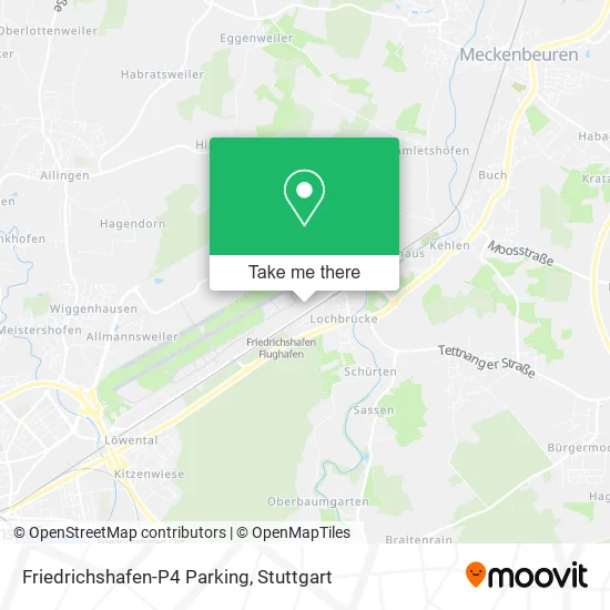 Карта Friedrichshafen-P4 Parking