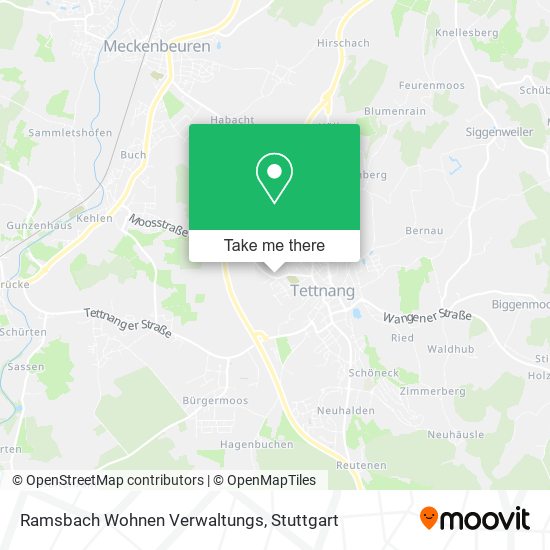 Ramsbach Wohnen Verwaltungs map