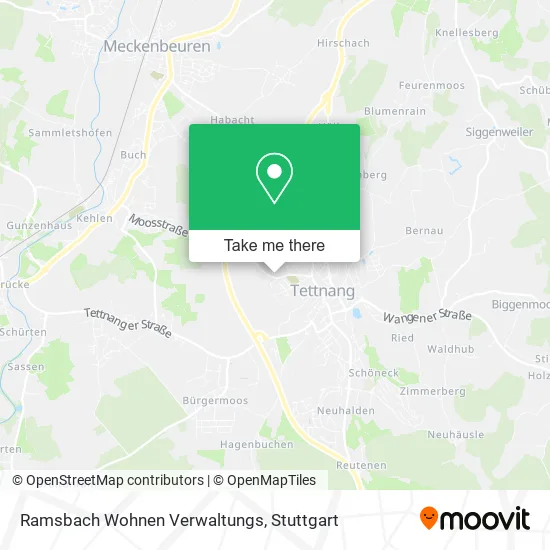Ramsbach Wohnen Verwaltungs map