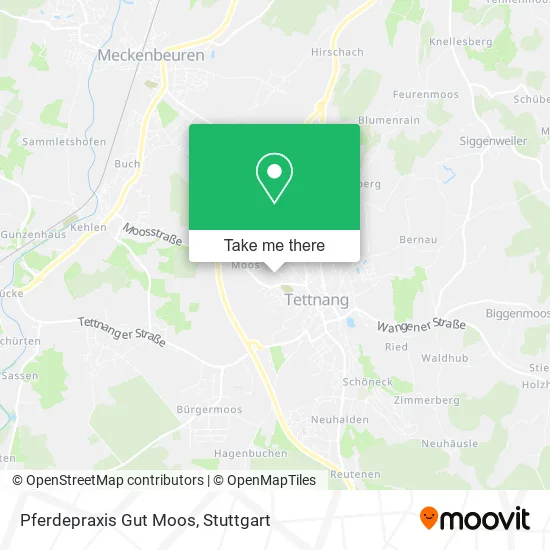 Карта Pferdepraxis Gut Moos